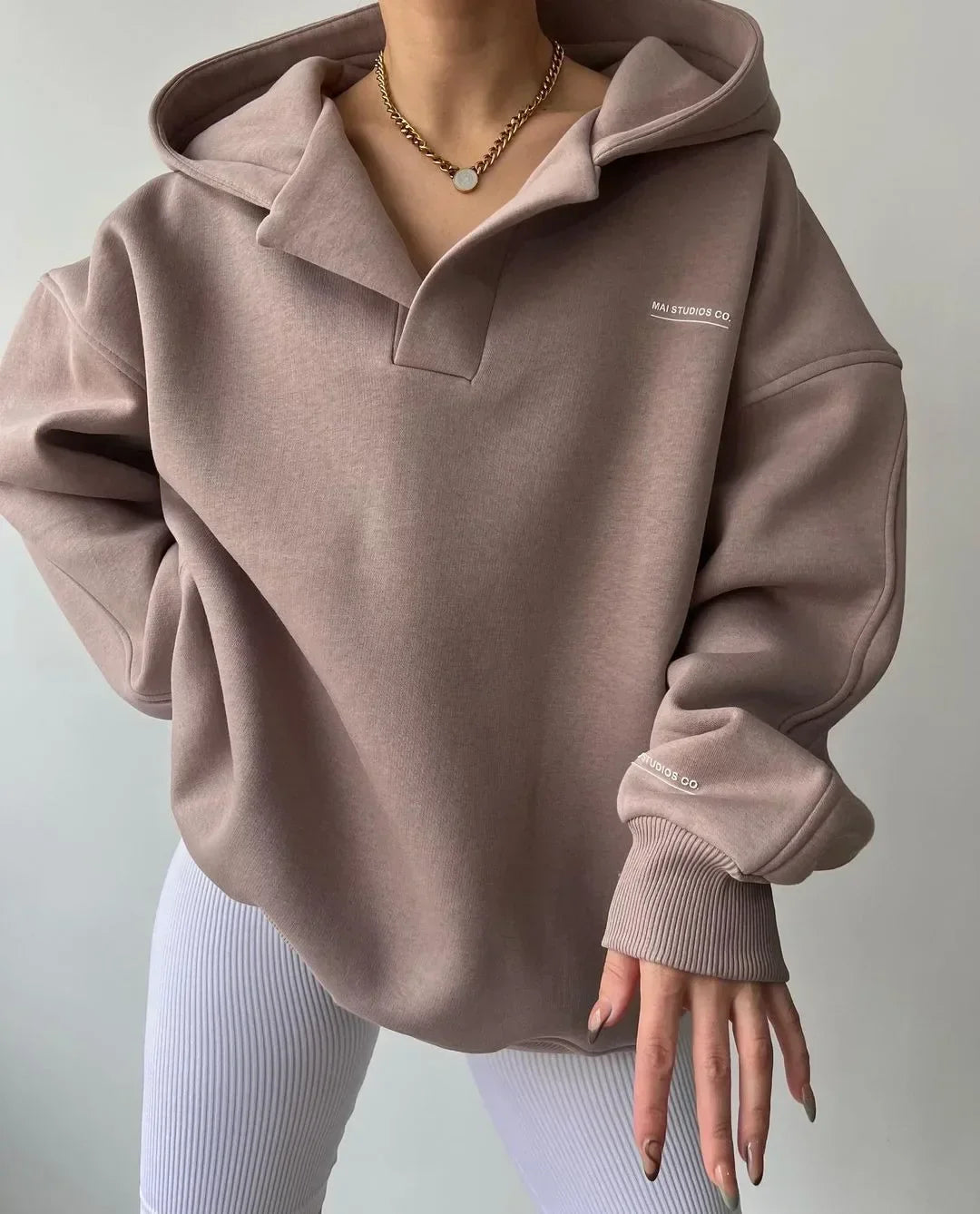 Mila Dames Hoodie | Zachte Stof, Casual Elegantie