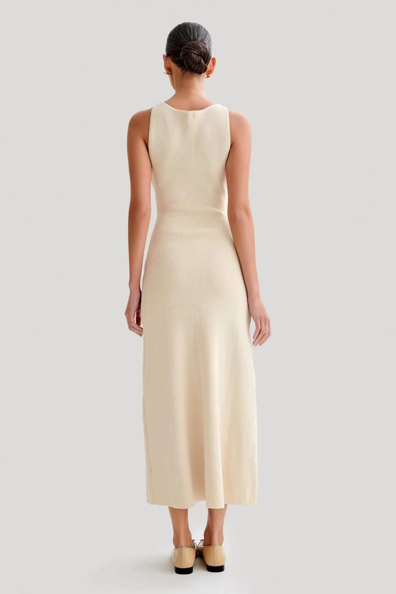 Maja | Mouwloze Midi Jurk