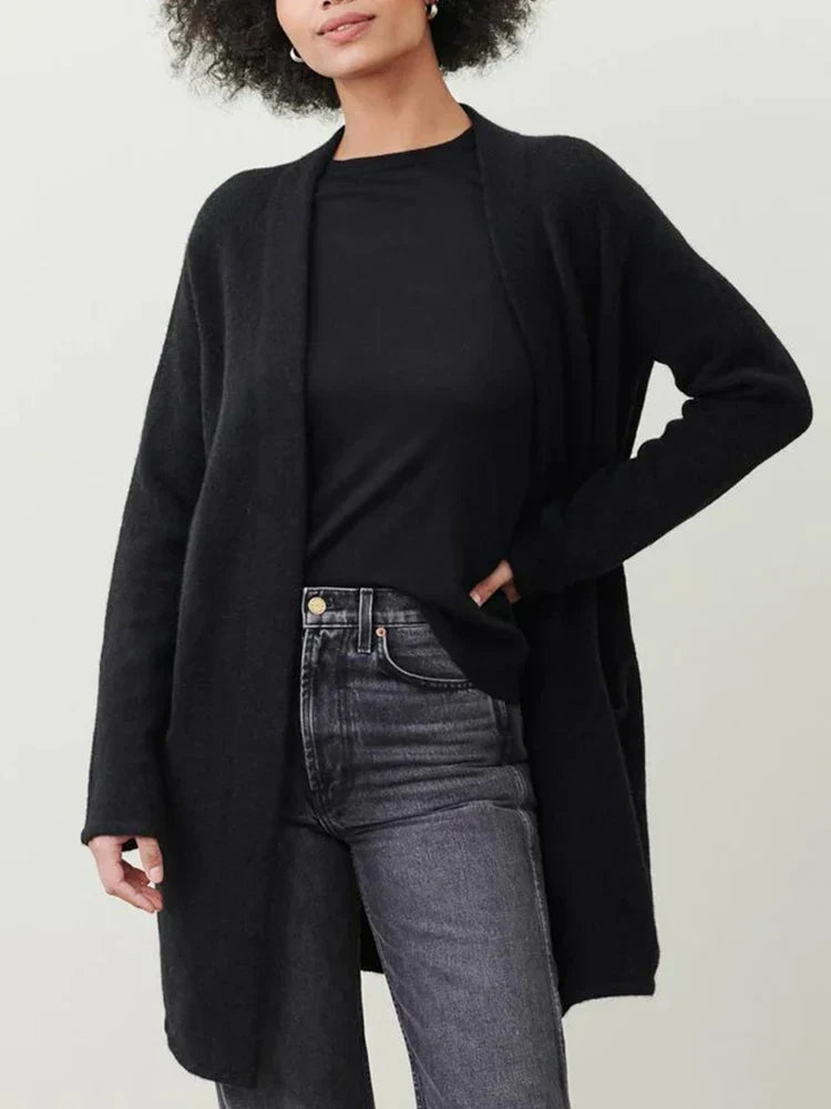 Dames Vest | Zacht Merinowol-Polyestermix, Casual Met Twee Zakken