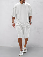 Heren Oversized Set – Casual voor Dagelijks Gebruik, Geschikt voor Sportieve Activiteiten