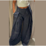 Maud Striped Trousers | Dames broek met strepen en modern baggy design