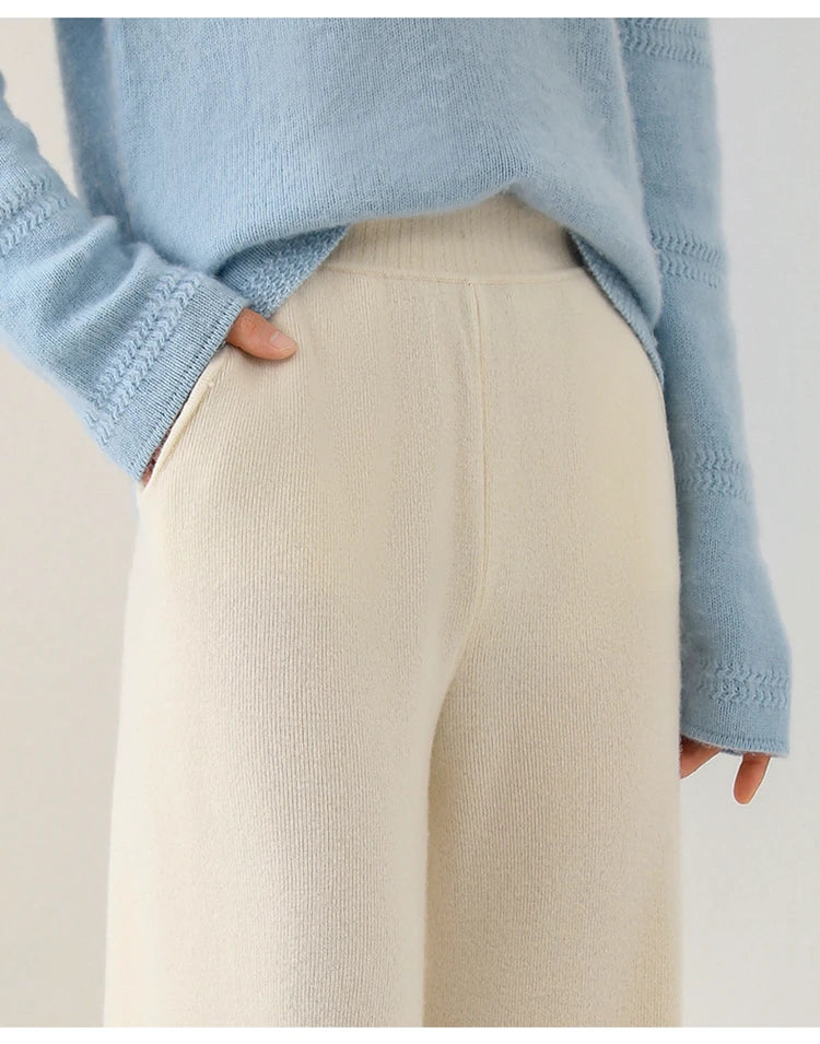 Luxe Merino Broek Dames | Merinowol, Hoge Taille, Comfortabel