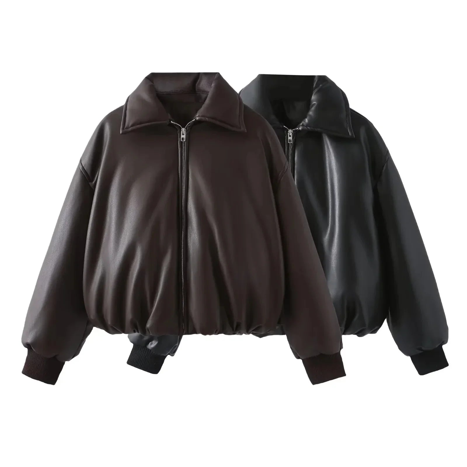Bonita Jas | Dames Jas met Oversized Pasvorm en Vegan Leer