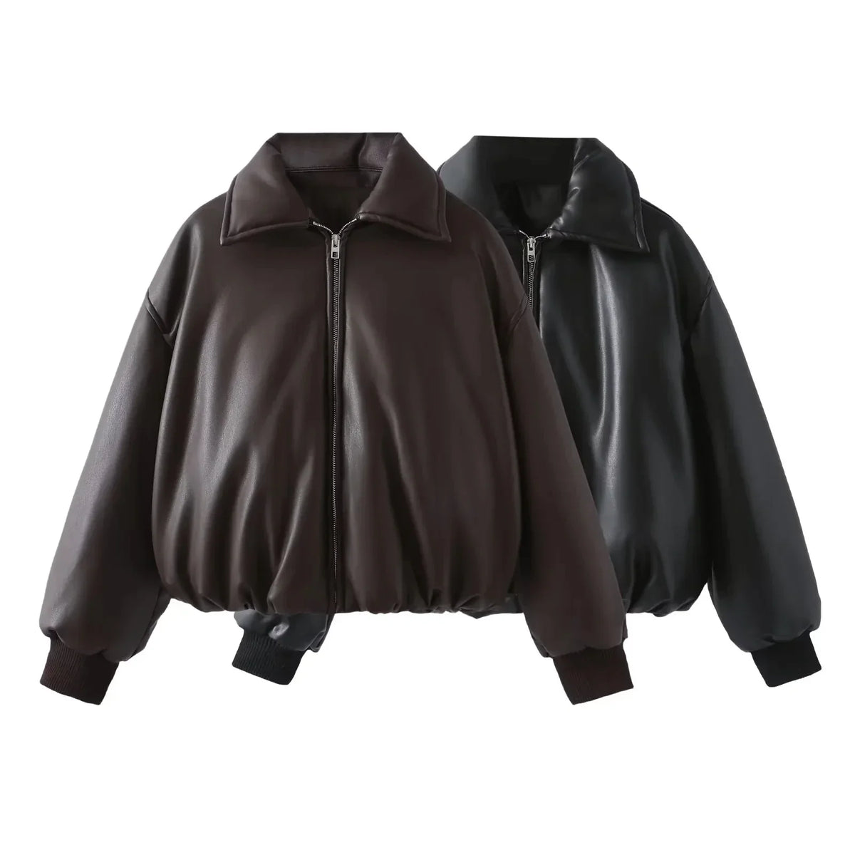 Bonita Jas | Dames Jas met Oversized Pasvorm en Vegan Leer