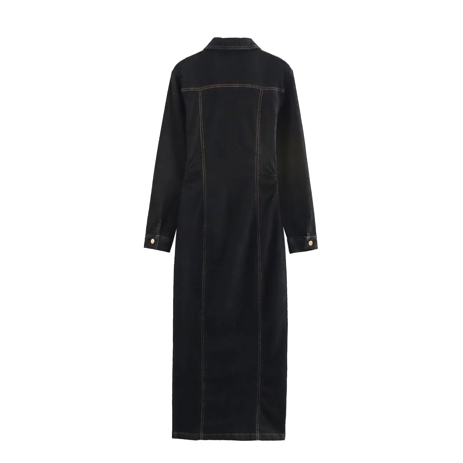 Eveline Denim Dress | Dames Spijkerjurk met Getailleerde Pasvorm en Tijdloos Design