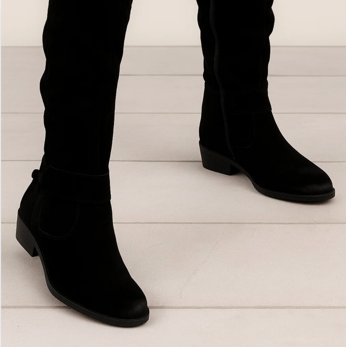 Britt Suede Laarzen Dames | Elegante en Comfortabele Pasvorm, 3 cm Hak