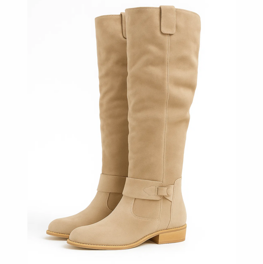 Britt Suede Laarzen Dames | Elegante en Comfortabele Pasvorm, 3 cm Hak