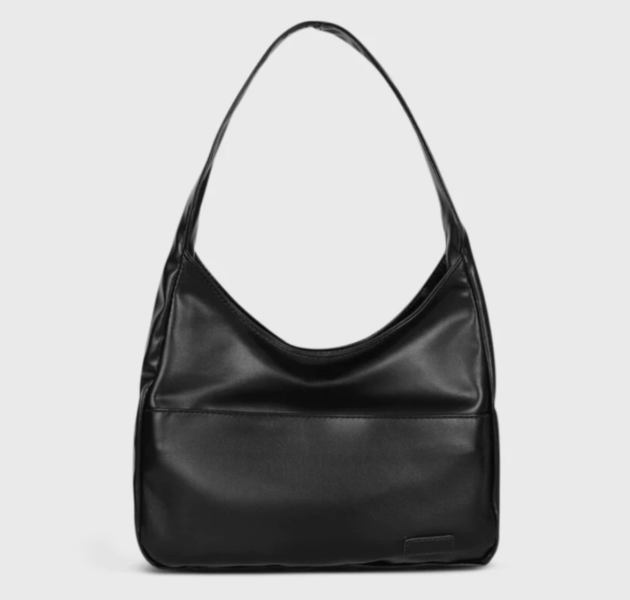 Trendy Vegan Leren Schoudertas