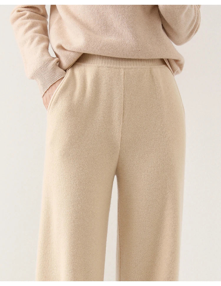 Luxe Merino Broek Dames | Merinowol, Hoge Taille, Comfortabel