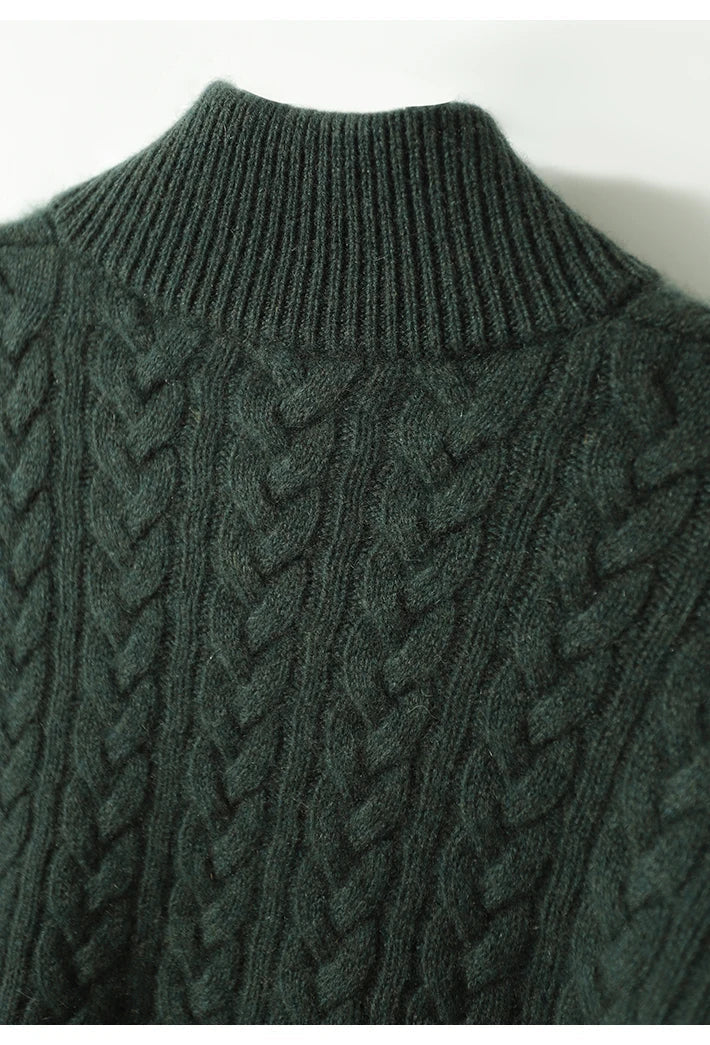 Arden | knoopvest van kasjmier
