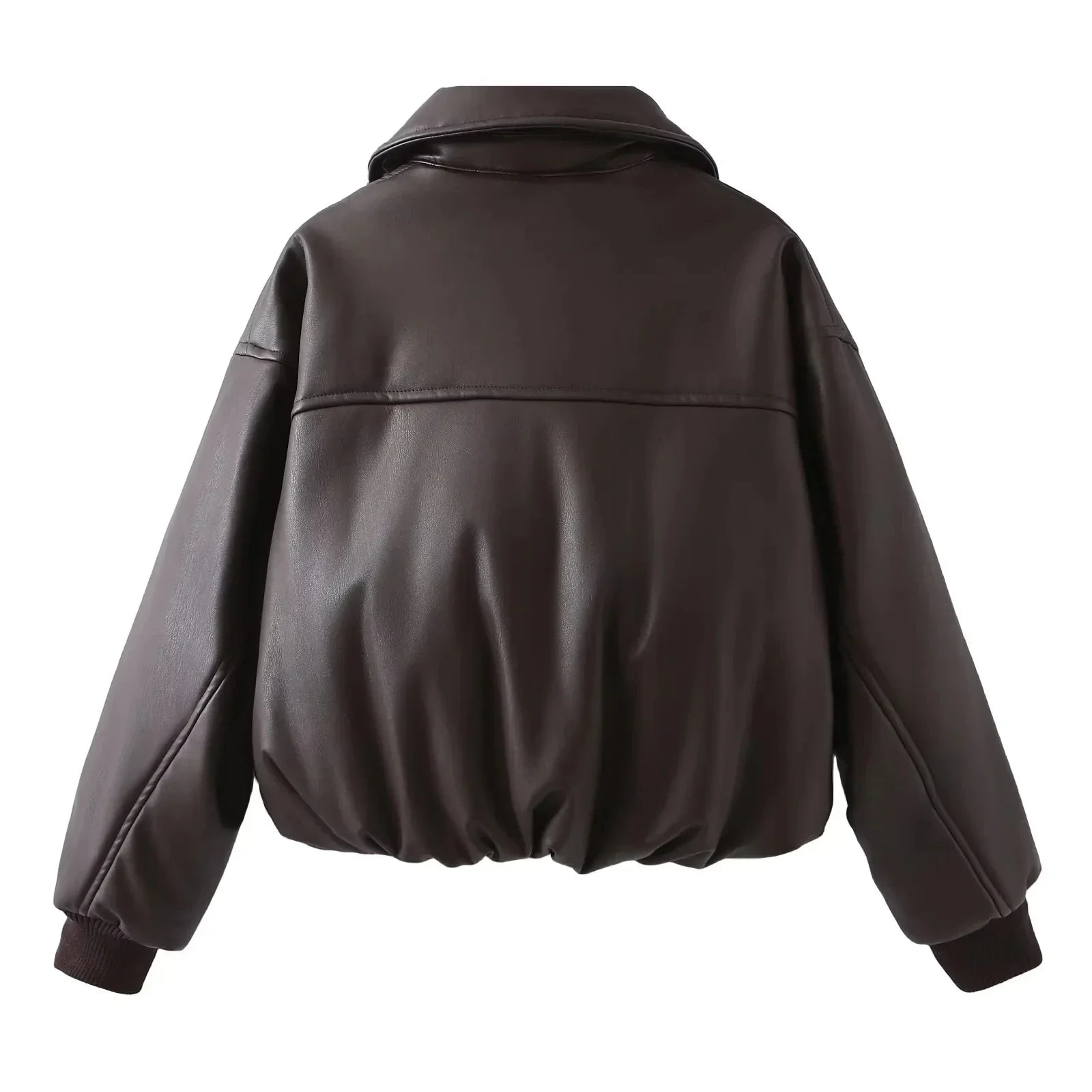 Bonita Jas | Dames Jas met Oversized Pasvorm en Vegan Leer