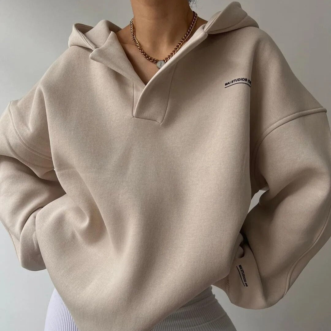Mila Dames Hoodie | Zachte Stof, Casual Elegantie