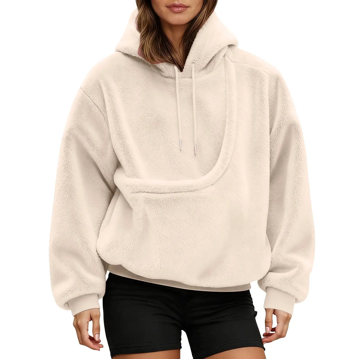 Demi - Kangoeroe-hoodie voor huisdieren met ingebouwde buidel voor katten en honden