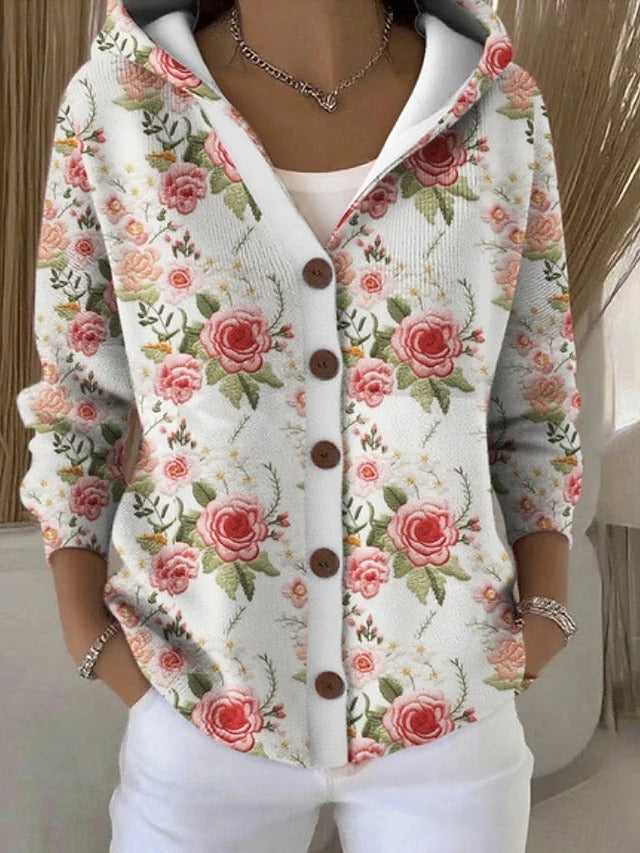 Nova-luna | Patchwork hooded vest voor vrouwen