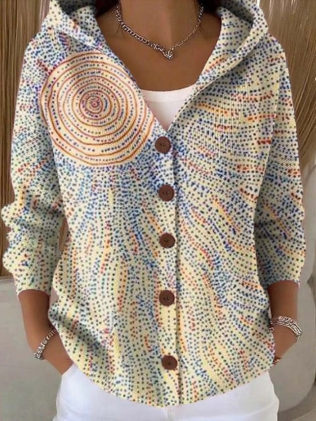 Nova-luna | Patchwork hooded vest voor vrouwen