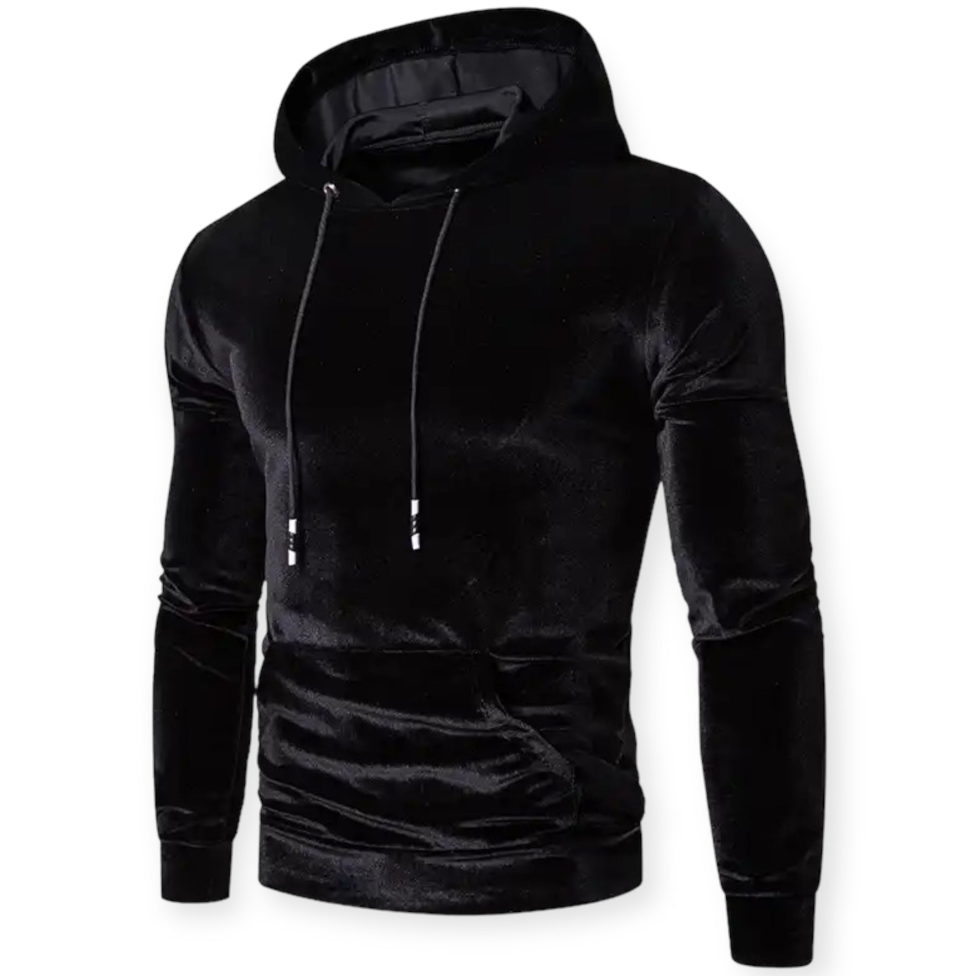 Heren Hoodie Capuchon Trekkoord - Sportieve Sweater met Kangoeroezak
