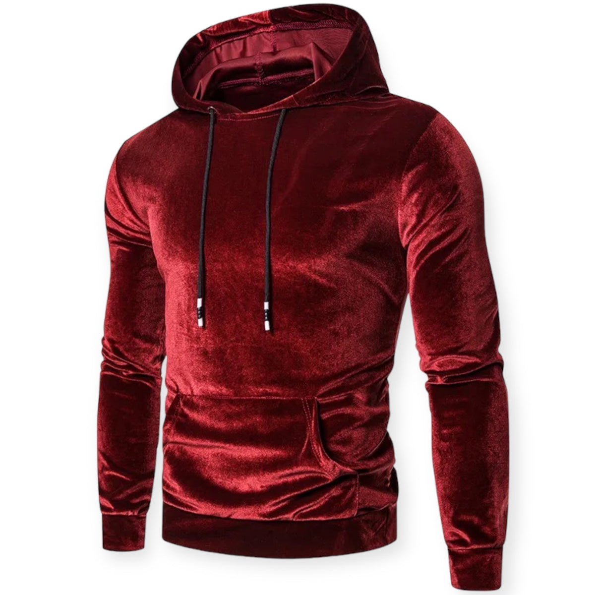 Heren Hoodie Capuchon Trekkoord - Sportieve Sweater met Kangoeroezak