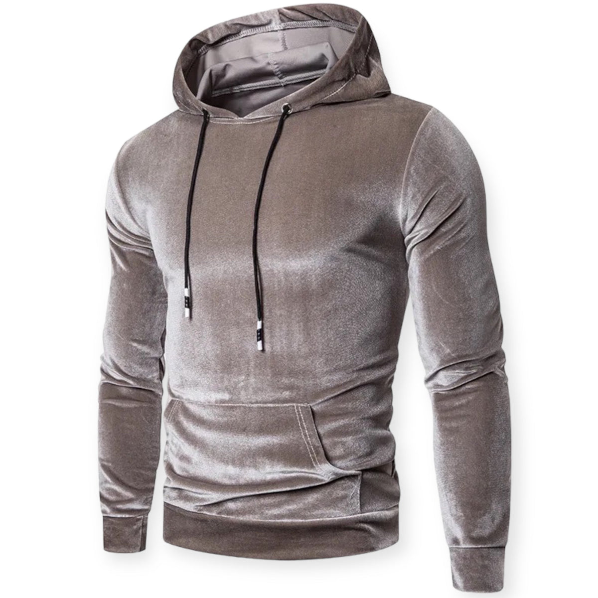 Heren Hoodie Capuchon Trekkoord - Sportieve Sweater met Kangoeroezak