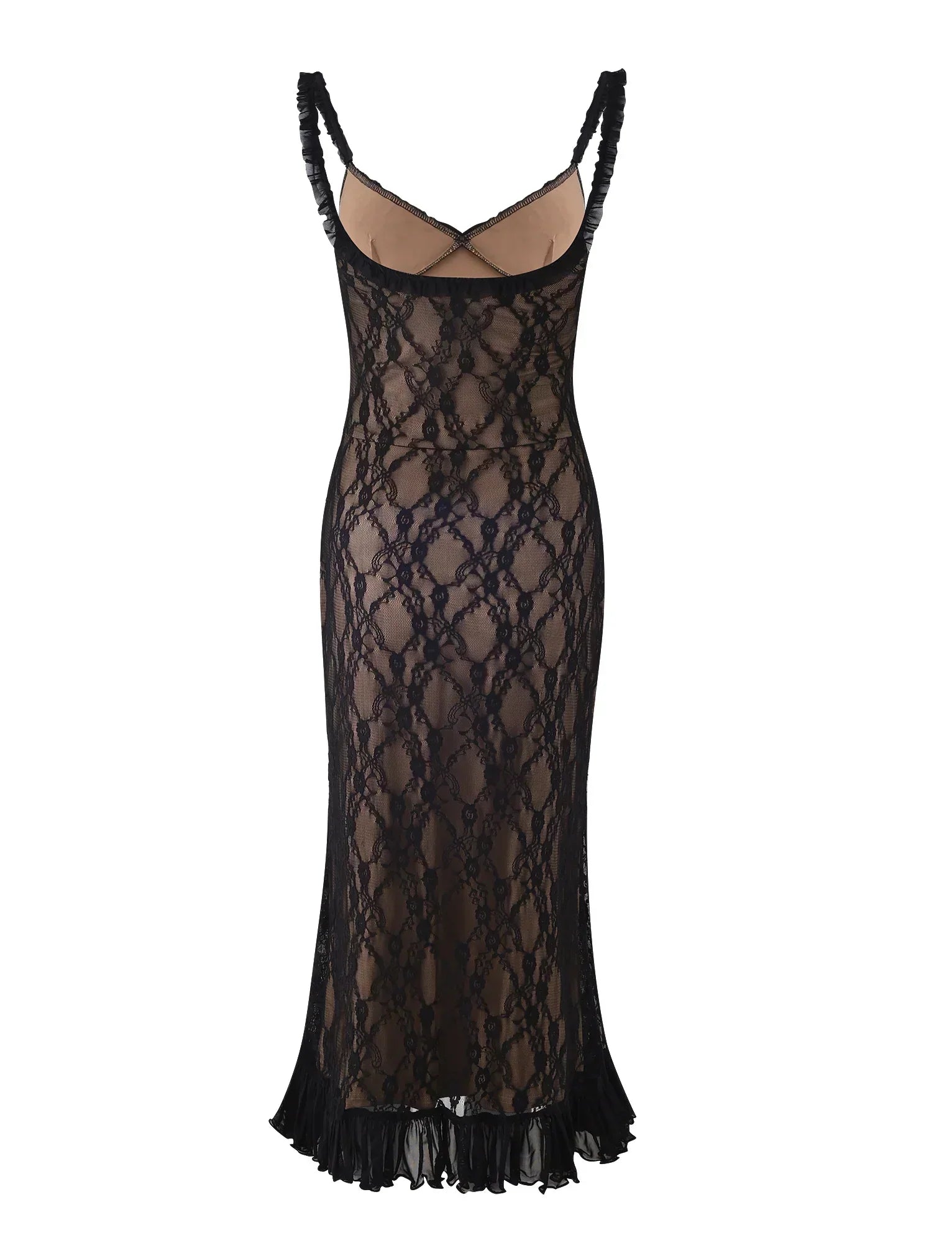 EVI | Elegante Kanten Maxi Jurk voor Dames