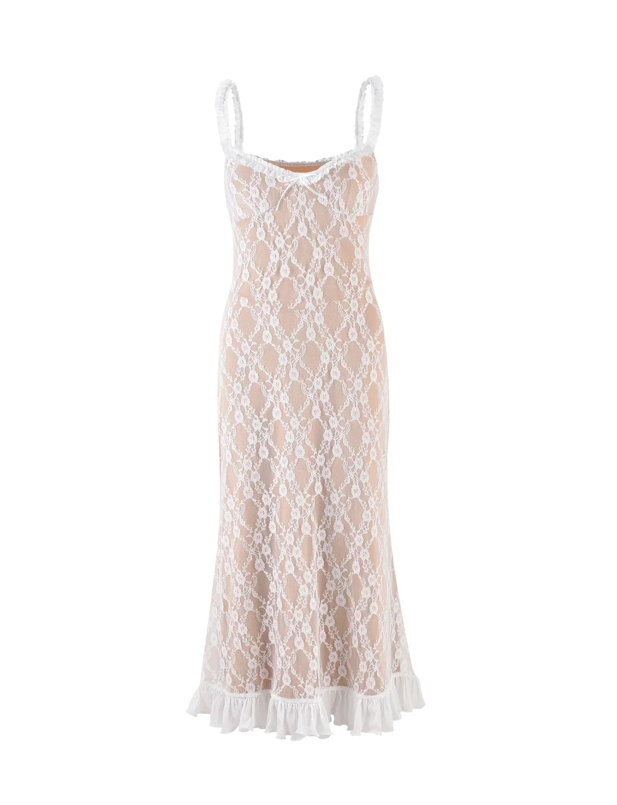 EVI | Elegante Kanten Maxi Jurk voor Dames