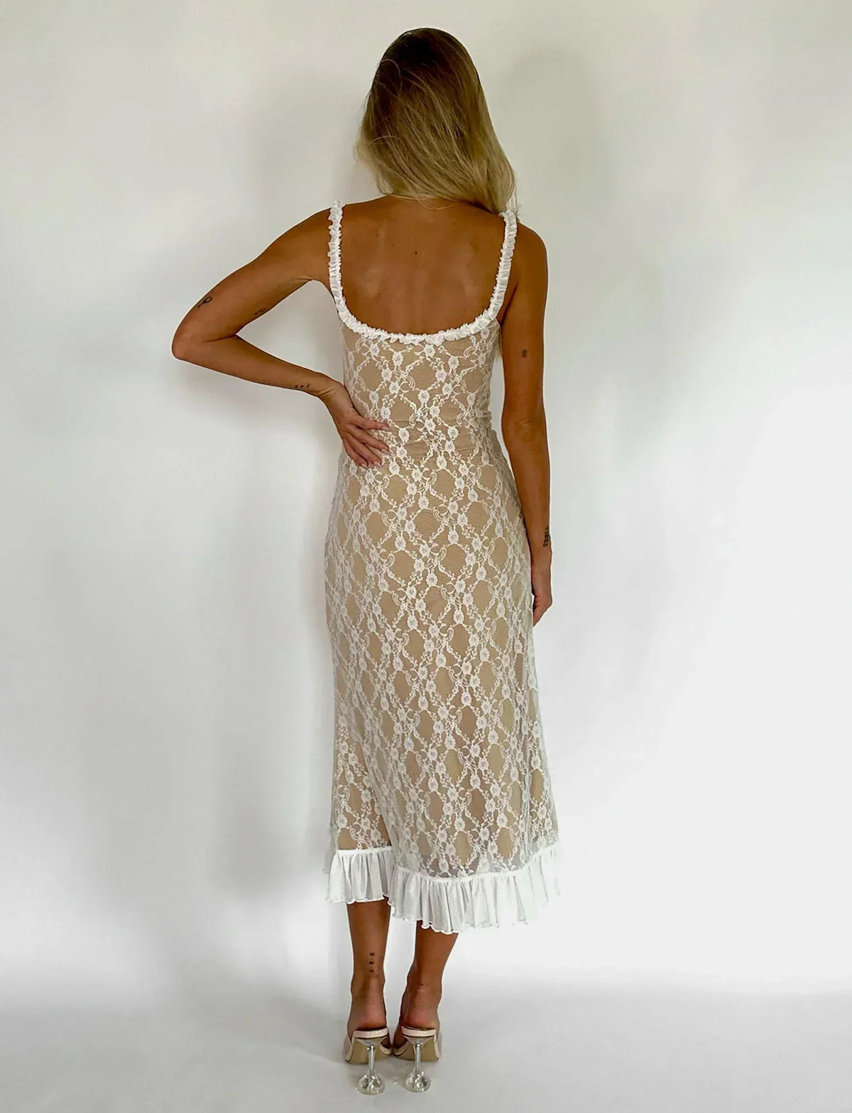 EVI | Elegante Kanten Maxi Jurk voor Dames