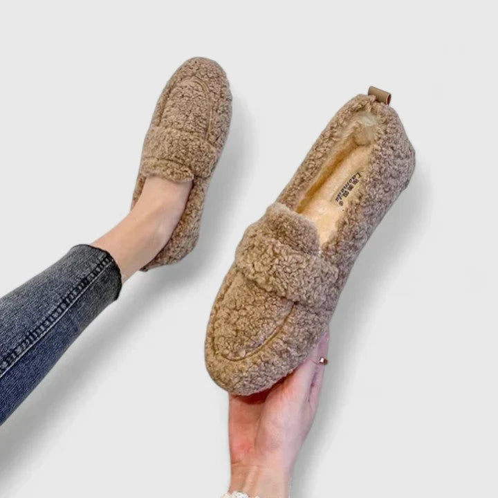 Evy - Luxe Comfortabele Lamswollen Mocassins