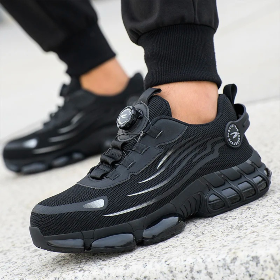 Heren Werkschoenen met Antislipzool en Draaisluiting