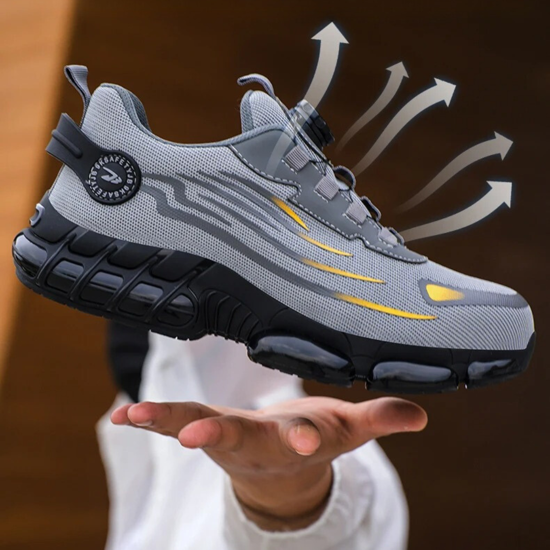 Heren Werkschoenen met Antislipzool en Draaisluiting