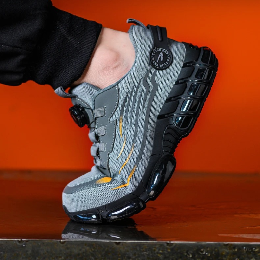 Heren Werkschoenen met Antislipzool en Draaisluiting