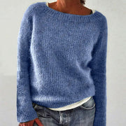 Dames Gebreide Pullover Oversized – Casual Trui met Ronde Hals