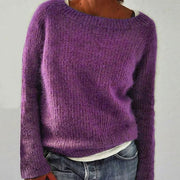 Dames Gebreide Pullover Oversized – Casual Trui met Ronde Hals