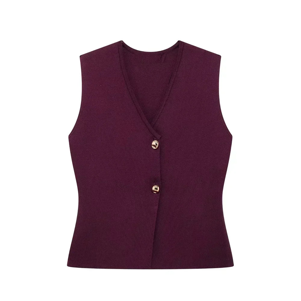 Bau-ann | Mouwloze Gilet Top