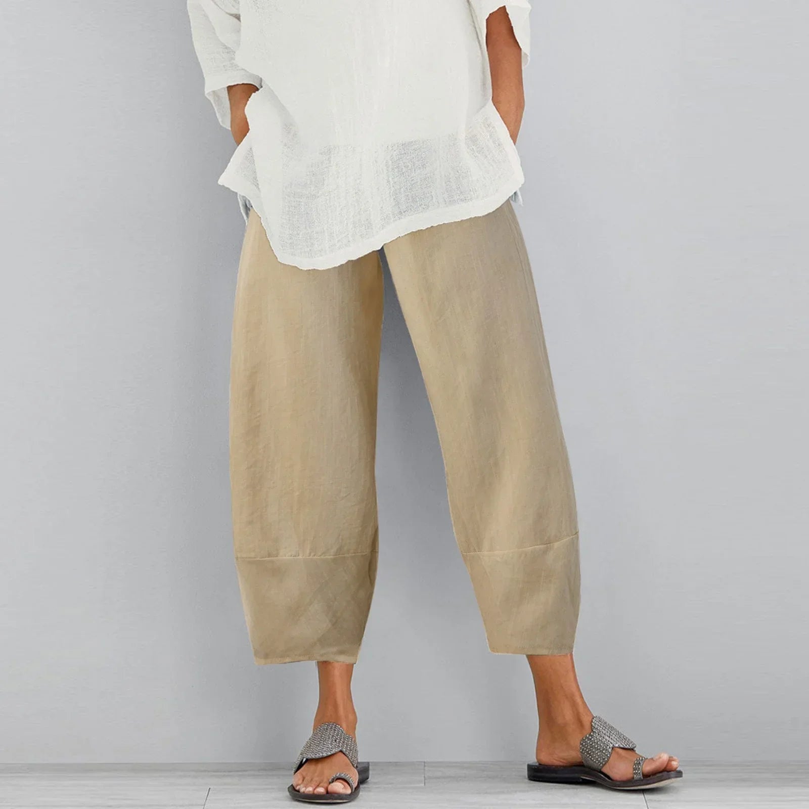 Dames Losvallende Broek – Casual Pasvorm voor Dagelijks Gebruik