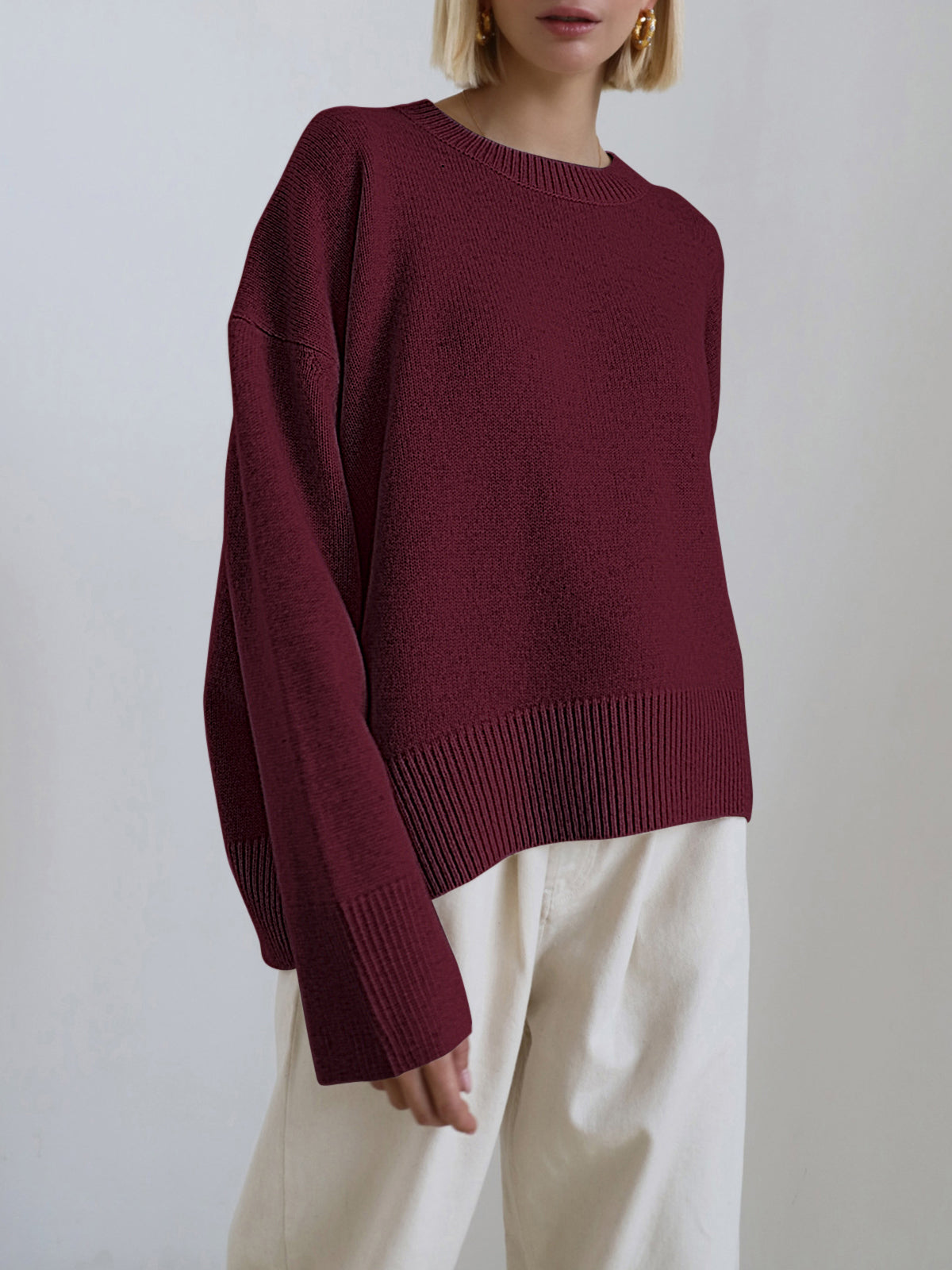 Oversized Trui | Dames gebreide trui met casual stijl en comfortabele pasvorm