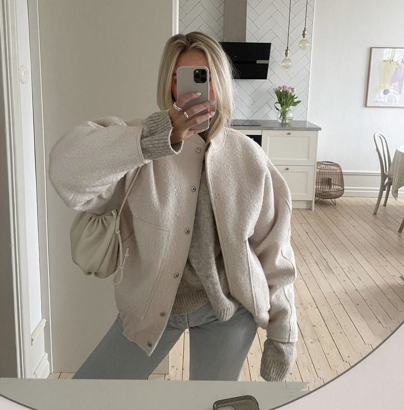Oversized herfst Bomber | Dames bomberjack met relaxte fit en moderne look