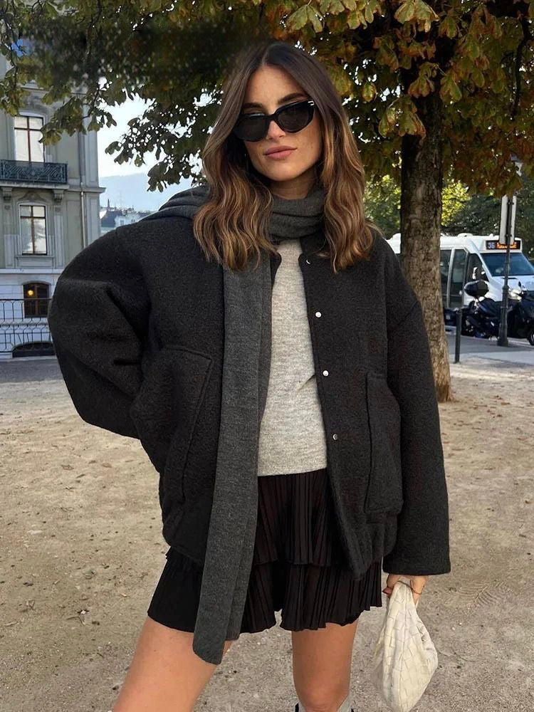 Oversized herfst Bomber | Dames bomberjack met relaxte fit en moderne look