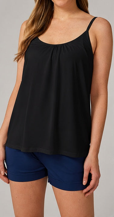 Dames Getailleerde Top – Casual met Plooi voor Zomergebruik