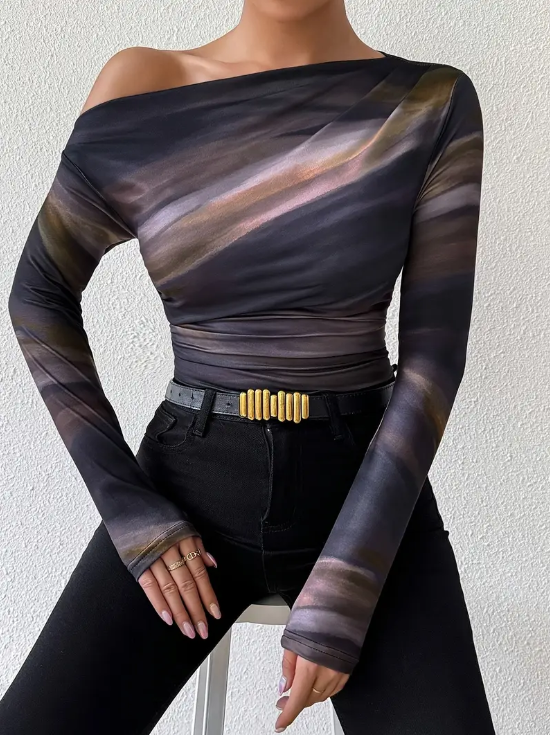 Bethany | Off-shoulder top voor dames met elegante pasvorm en moderne uitstraling