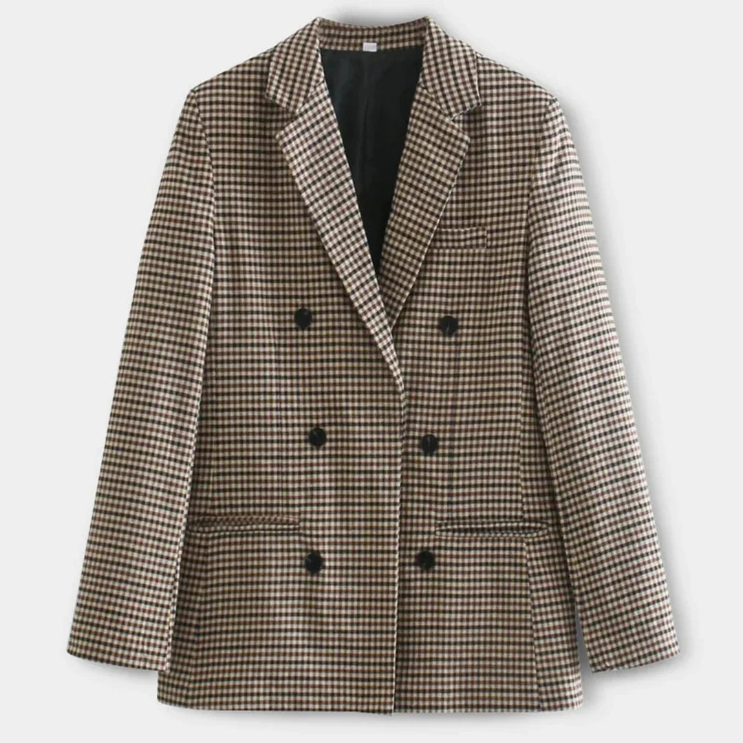 Blazer met dubbele rij knopen