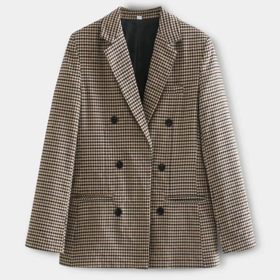 Blazer met dubbele rij knopen