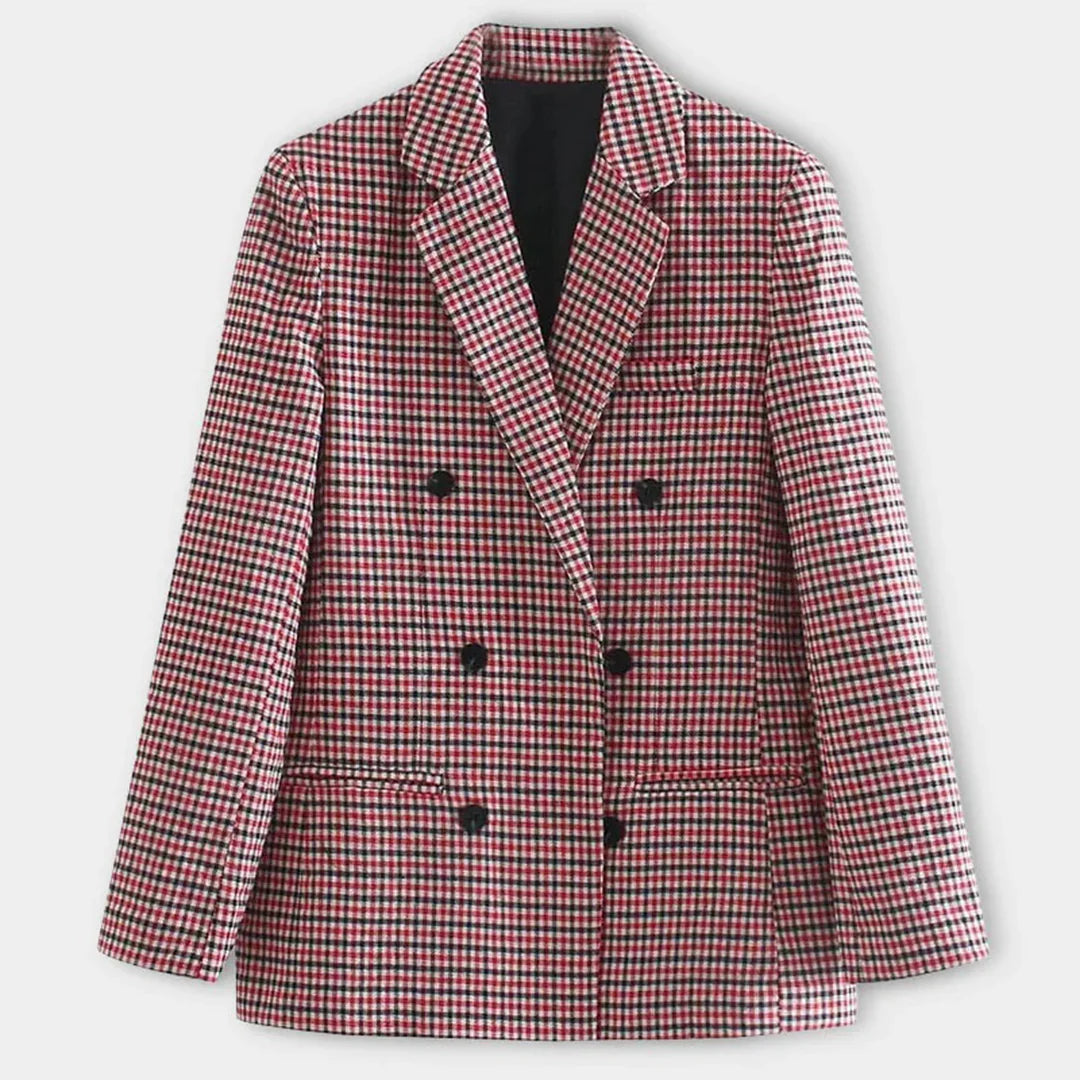 Blazer met dubbele rij knopen