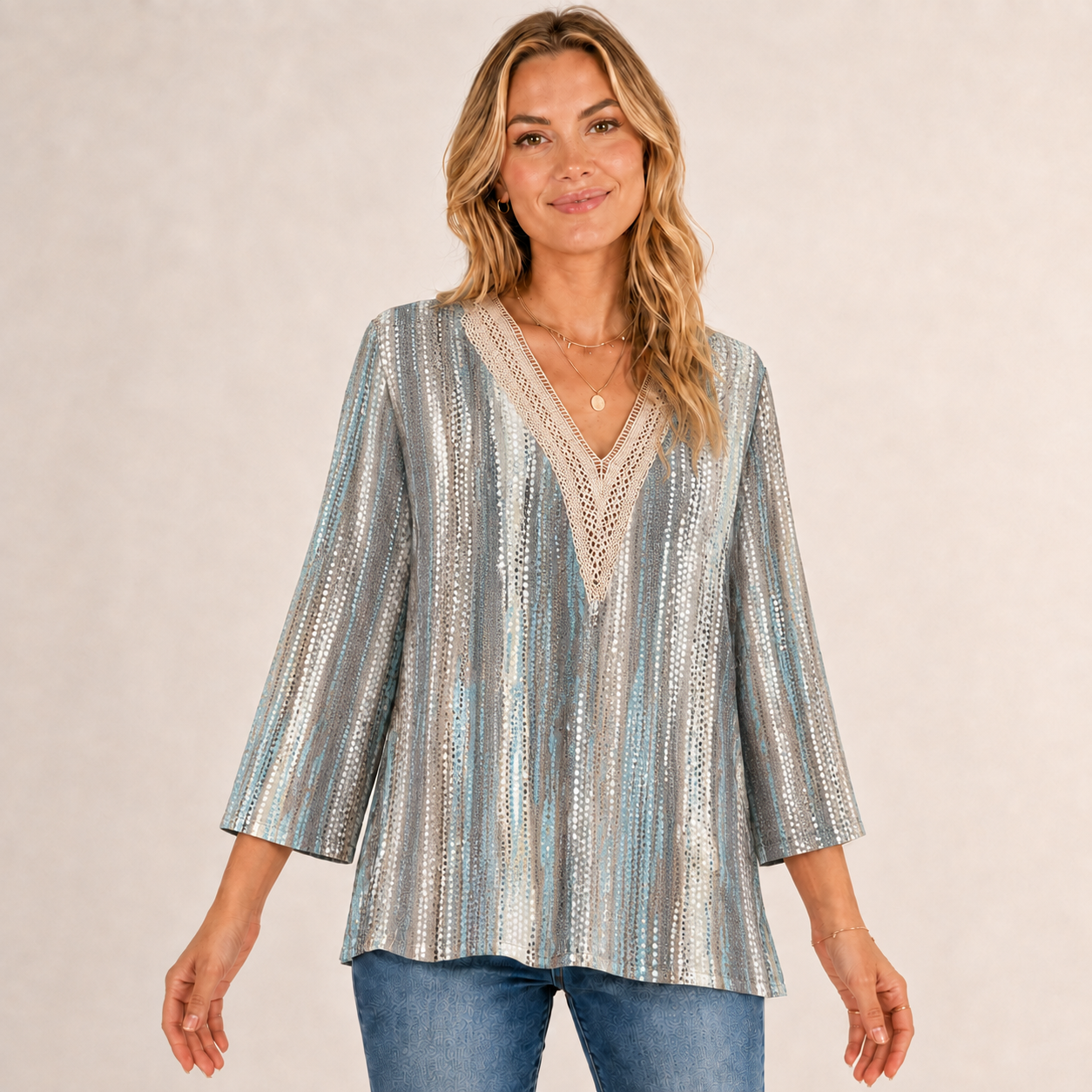Della | Damesblouse met elegante pasvorm en duurzame stof voor tijdloze stijl