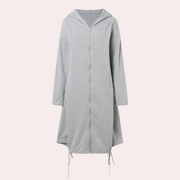 Hoodie vest dames | Comfortabele outerwear met lange mouwen en tijdloos design