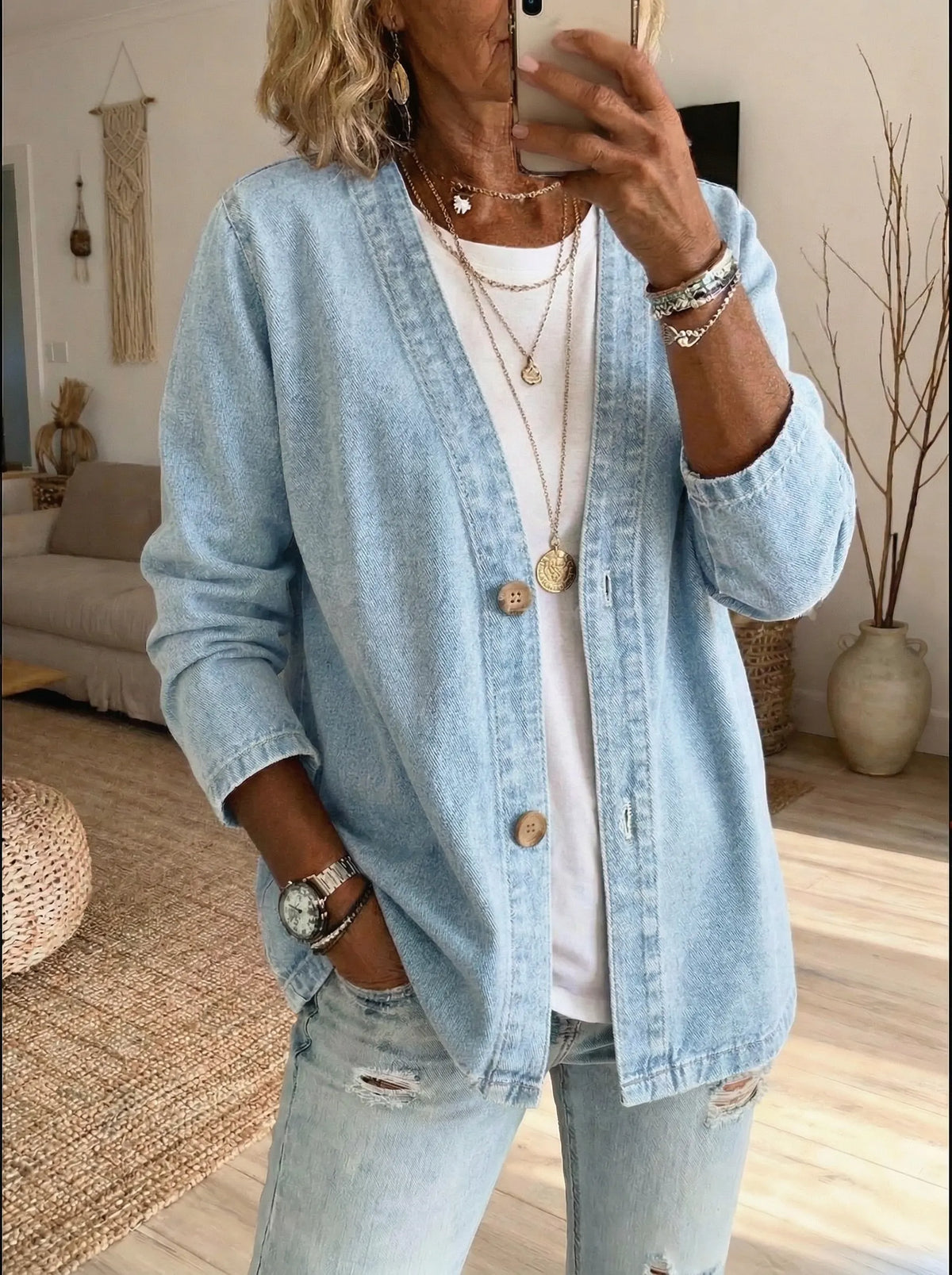 Maria - Casual denim jas