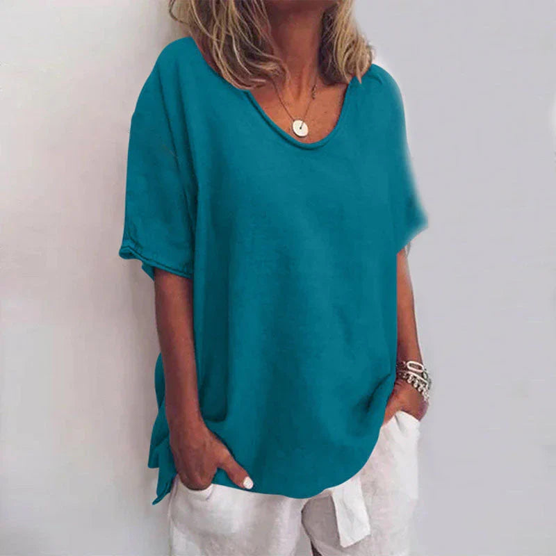 Comfortabel los shirt voor dames