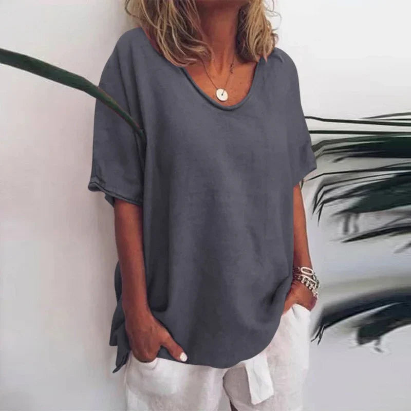 Comfortabel los shirt voor dames