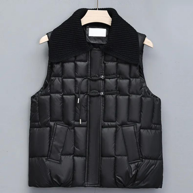 Bodywarmer dames | Lichtgewicht gevoerd vest met thermische voering en zakken