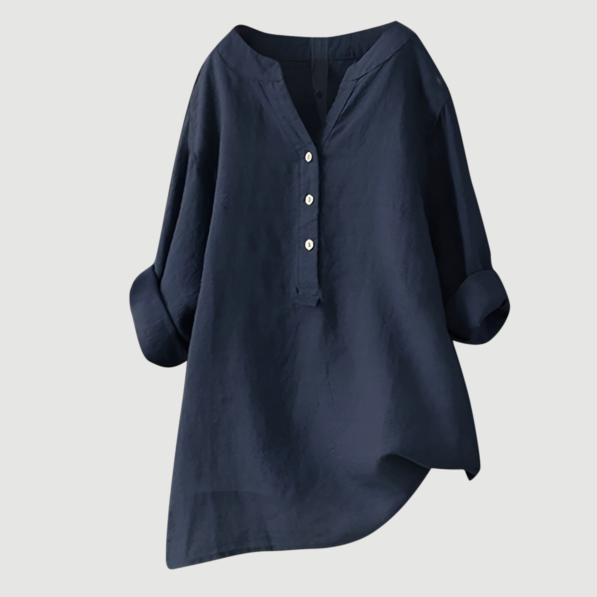 Dames Getailleerde Blouse – Met Knoopsluiting, Geschikt voor Lente en Zomer