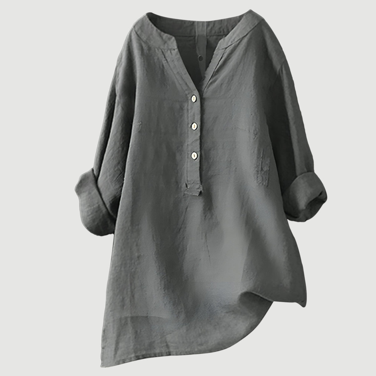 Dames Getailleerde Blouse – Met Knoopsluiting, Geschikt voor Lente en Zomer