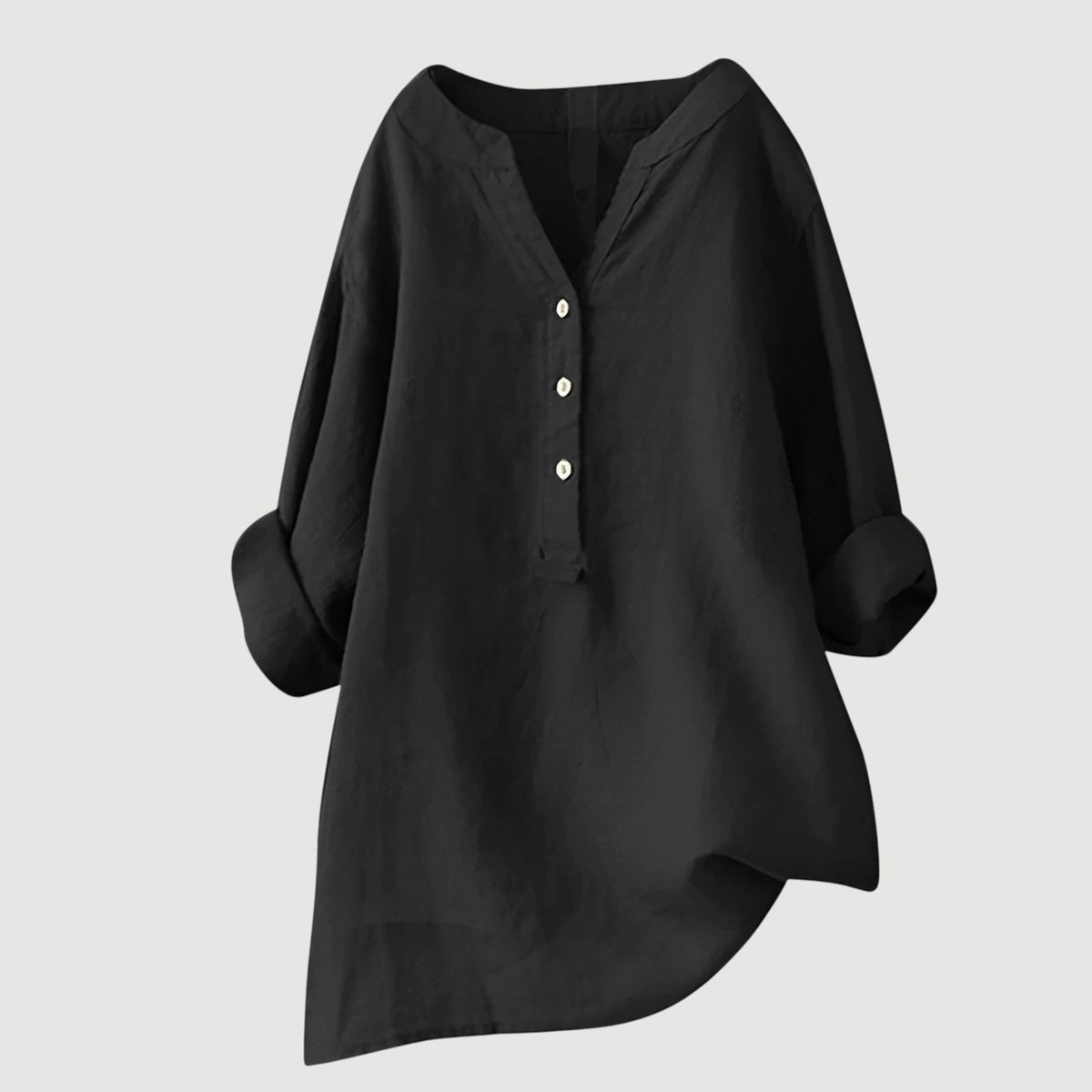 Dames Getailleerde Blouse – Met Knoopsluiting, Geschikt voor Lente en Zomer